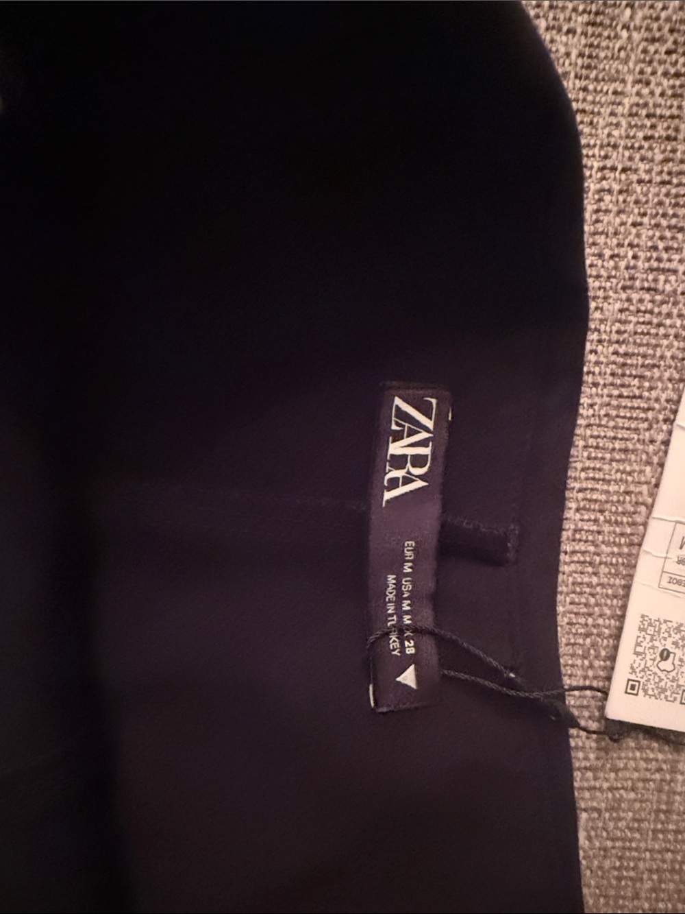 Zara Black Mini Skirt (skort) New with Tags - Picture 5 of 5